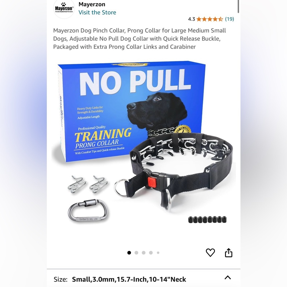 Training Prong Collar
